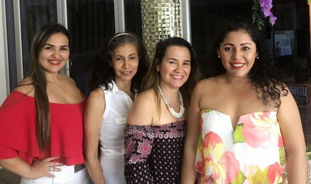 Danna Tovar, Martha Vidales, Angélica Miranda y Xiomara Mejía
